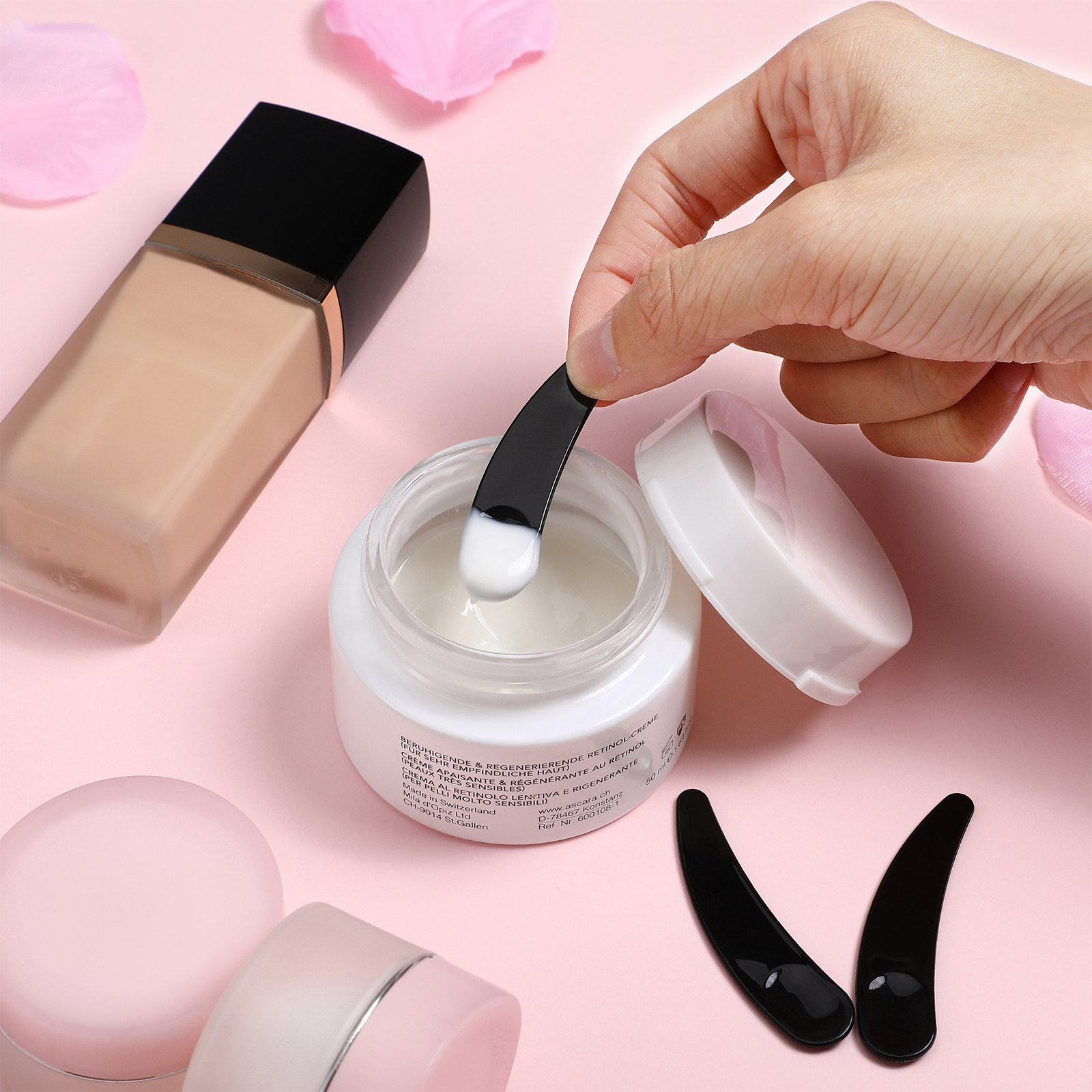 Beauty Makeup Face - 50 Pezzi Spatole per Skincare, Cucchiai