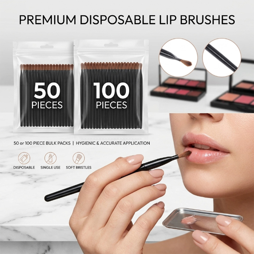 Beauty Makeup & D Anime Studio Vega Baja - Set di 50/100 Pennelli Monouso per