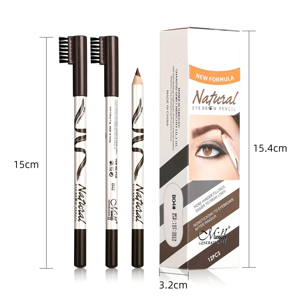 Eyebrow Pomade Pencil - Trucco coreano Menow Matita per sopracciglia