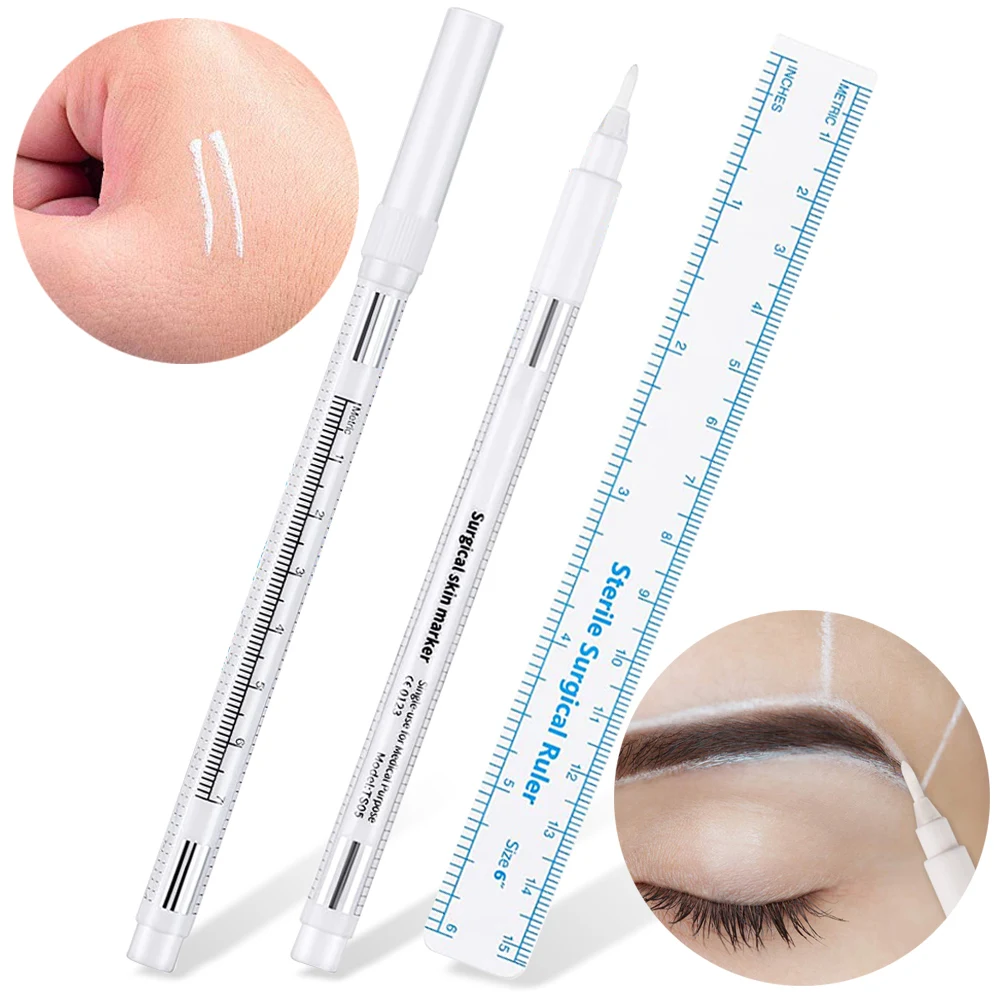 Eyebrow Pomade Pencil - 1 set pennarello per tatuaggio sopracciglio