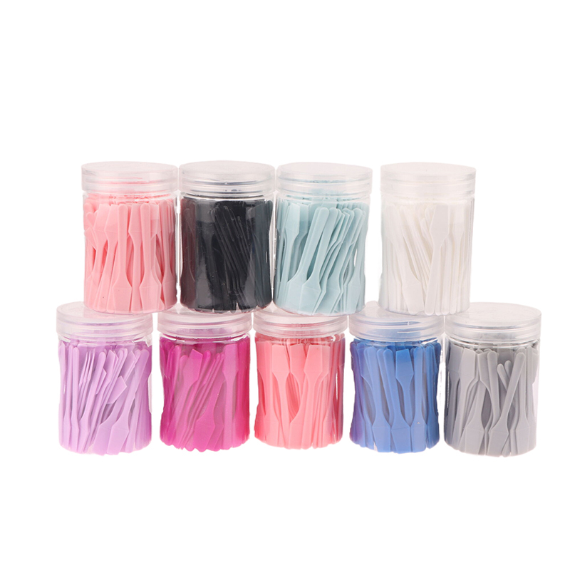 Beauty Makeup Face - 100 Pz/barattolo Mini Cosmetico Spatola Scoop
