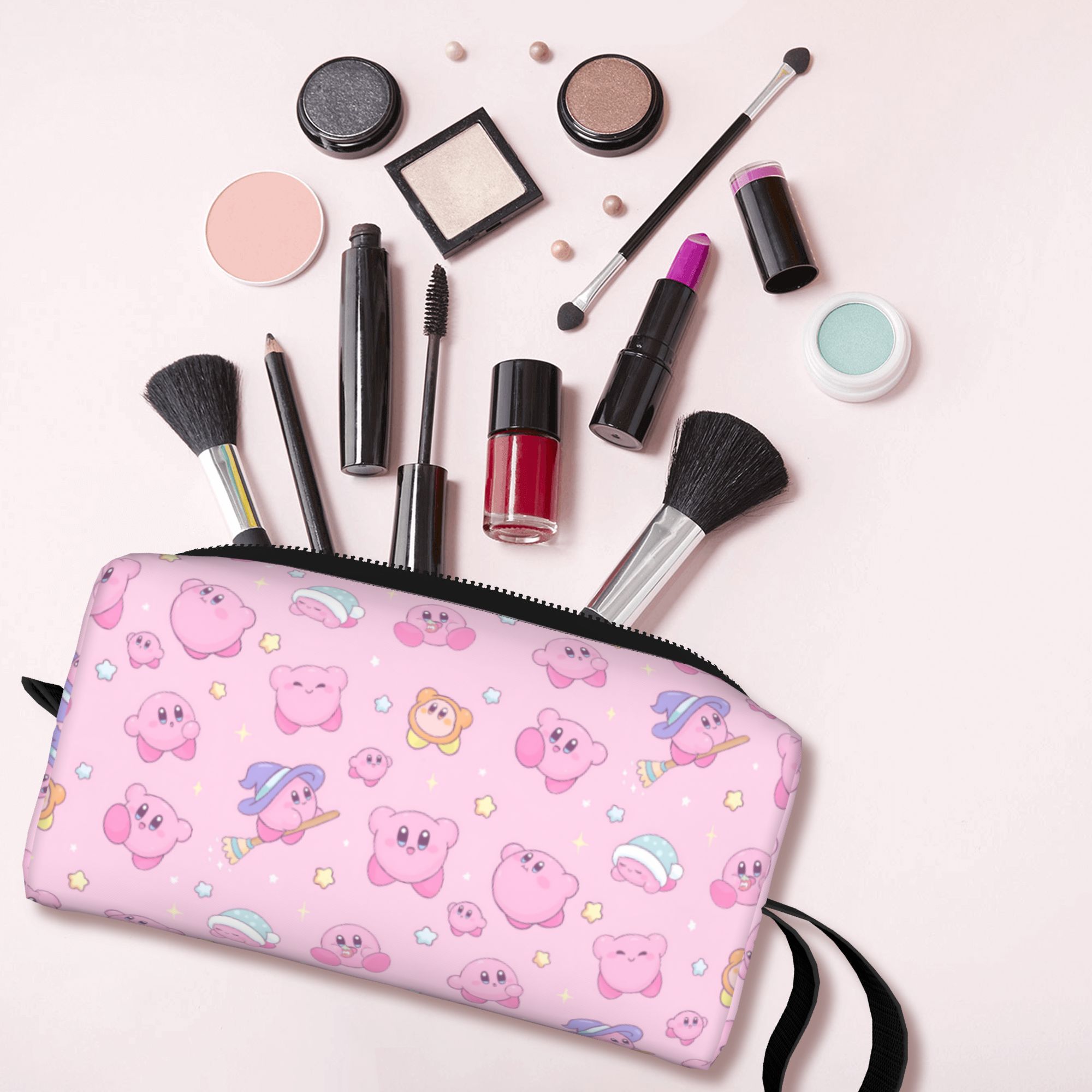 Beauty Makeup Games - Borsa da Viaggio Personalizzata Kawaii K-Kirbys