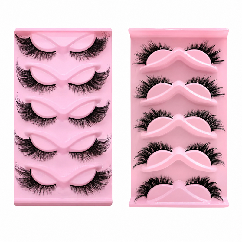 Beauty Makeup Looks - 5 Paia 2 Stili Ciglia Finte
