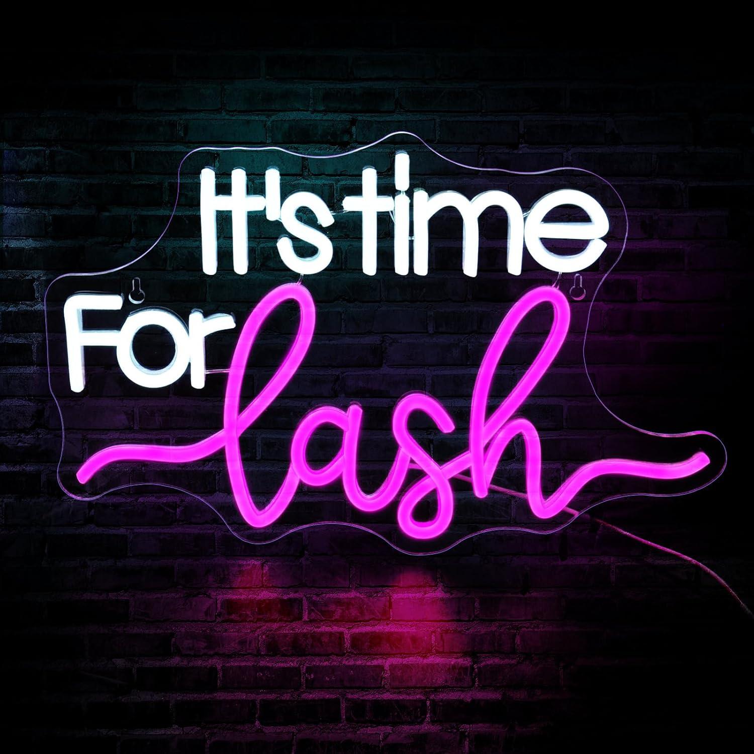 Insegna al Neon LED 'It's Time - Beauty Makeup Bar recensione e prezzo