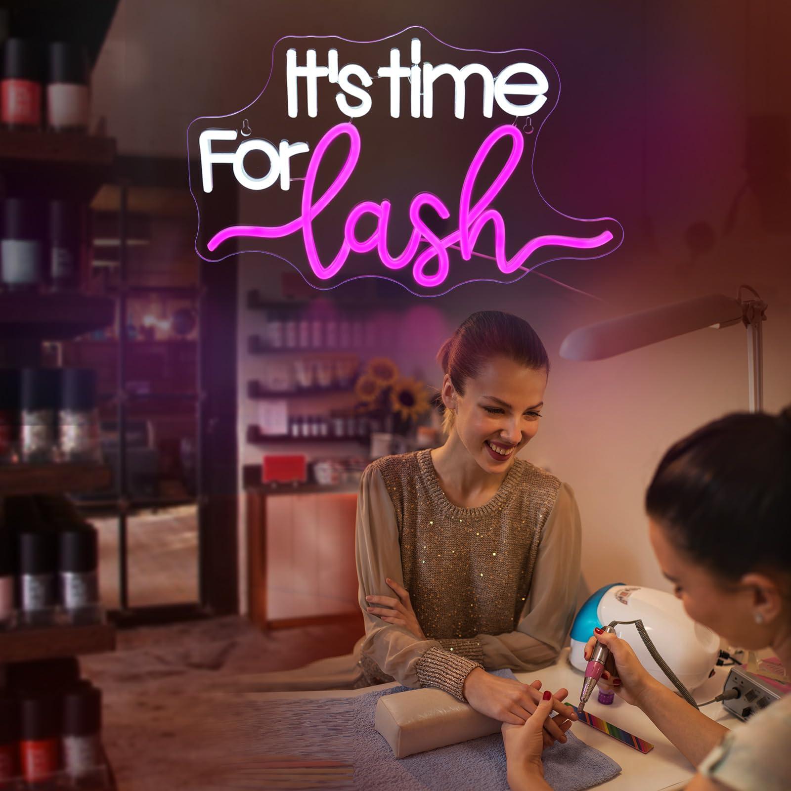 Insegna al Neon LED 'It's Time - Beauty Makeup Bar recensione e prezzo