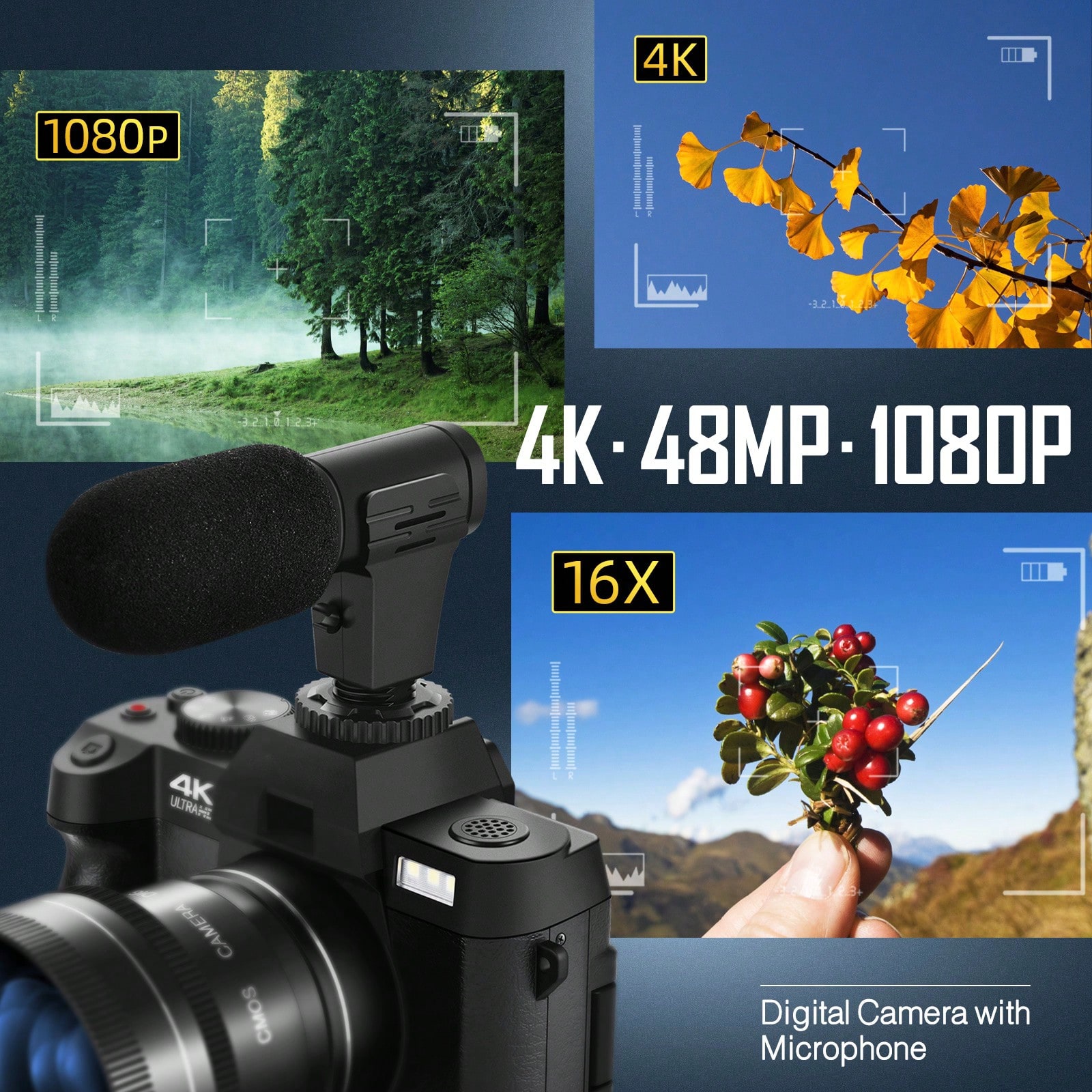 Fotocamere digitali 4K per fot - Beauty Makeup App recensione e prezzo