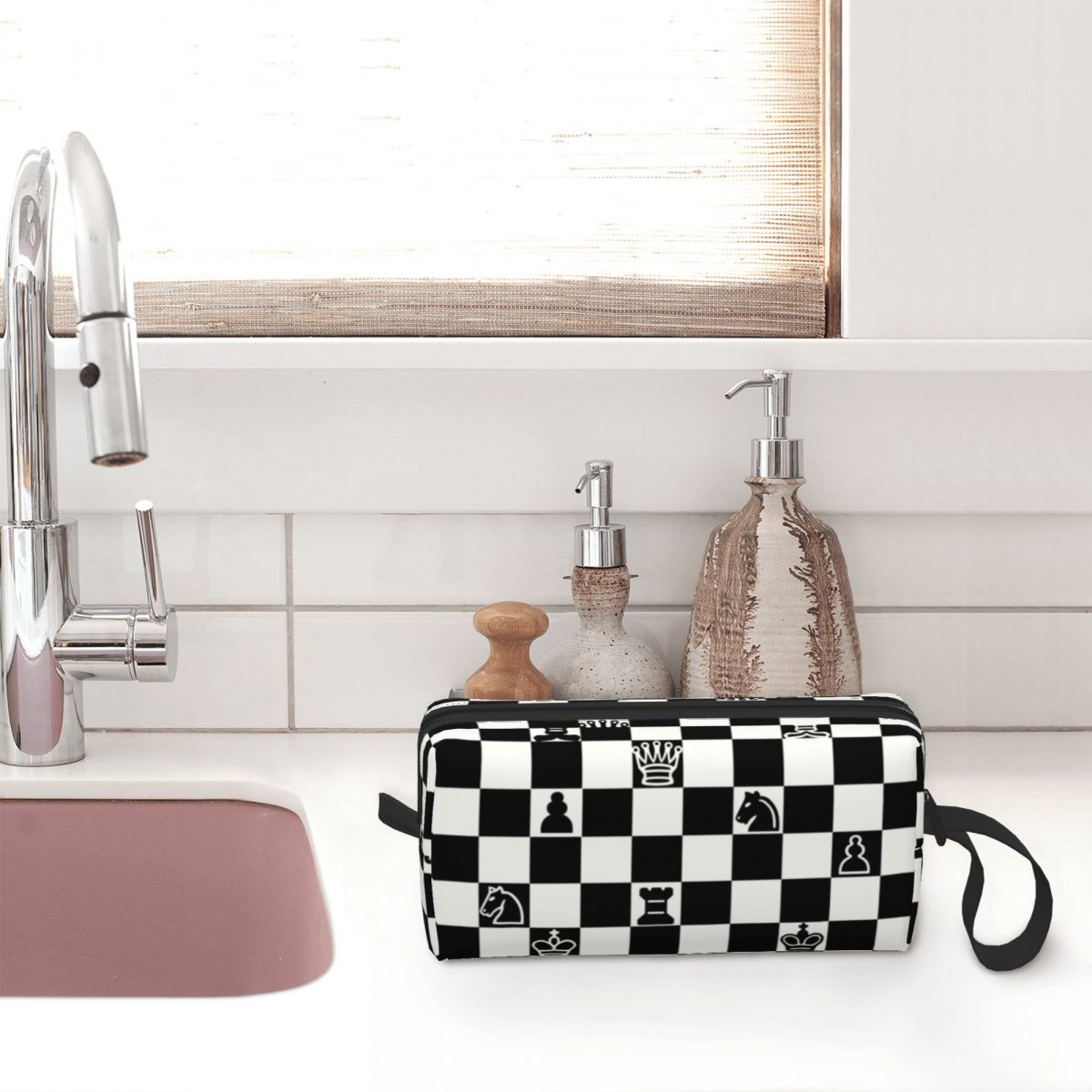 Borsa da toilette per scacchi  - Beauty Makeup Games recensione e prezzo
