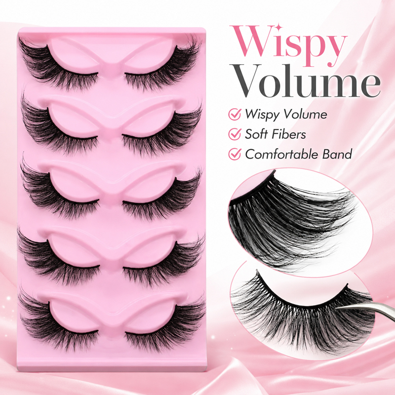 5 Paia 2 Stili Ciglia Finte Ef - Beauty Makeup Looks recensione e prezzo