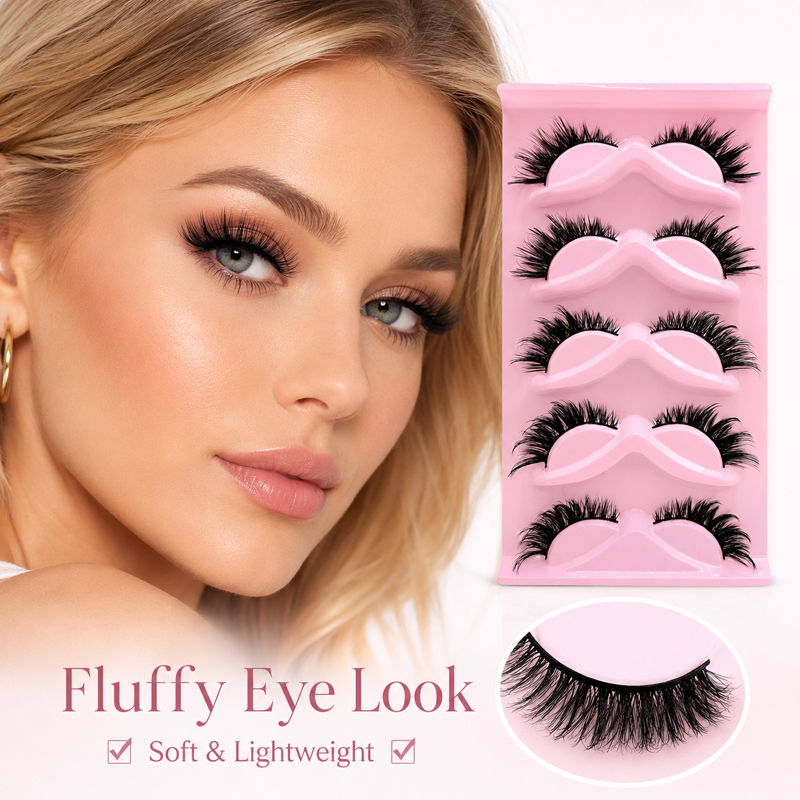5 Paia 2 Stili Ciglia Finte Ef - Beauty Makeup Looks recensione e prezzo