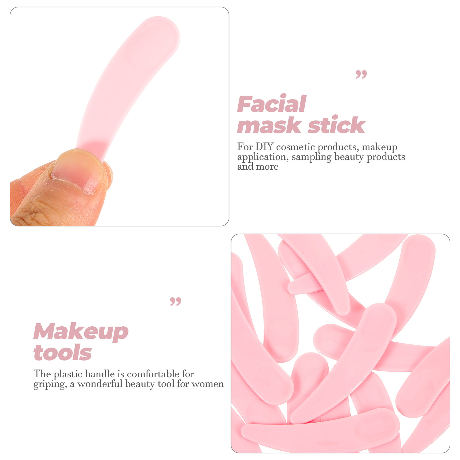 50 Pezzi di Spatole in Plastic - Beauty Makeup Face recensione e prezzo